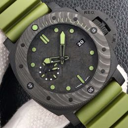 Power Carbon Watch Fibre Military Pam1616 Men VS Date Pam1039 Watchs Mechanical Luminous Automatic SUPERCLONE Pam616 Pam961 Case 47Mm Designer Pam979 657