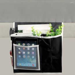 Storage Bags Bedside Bag Oxford Fabric Bedroom Hanging Organizer Mesh Caddy Book Remote Control 6 Pockets