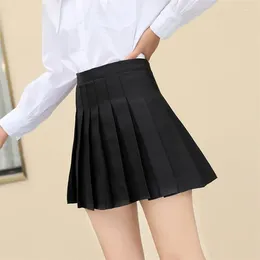 Skirts Girls JK Pleated Short Skirt Summer Women Black A-line Mini Uniform 2024 High-waisted Loose Casual Shorts