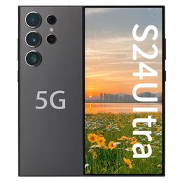 S24 Ultra 256 GB smartphone, ansiktsigenkänning Android, 200MP 100x Zoomkamera, lång batteritid,