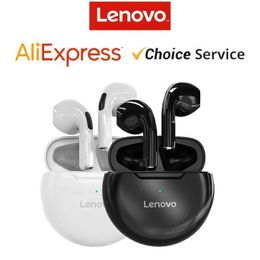 Cell Phone Earphones Lenovo HT38 Bluetooth 5.3 Earphones Sports Headset Wireless In-Ear Gaming Low Latency Dual Mode Music Headphones New S246063