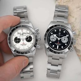 Pagani Design 2024 Neuer Retro -Designer Männer Automatisch Chronograph Uhr Sapphire Mirror Männer Mode Quarz Armband Uhr Uhr Luxus wasserdichte Uhren 702