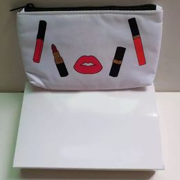 Classic fashion white cosmetic bag ladies lipstick makeup bags storage bale for women Favourite toiletry case party gifts 264s