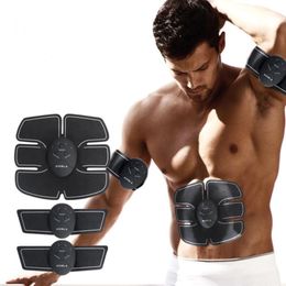 Smart EMS Electric Pulse Treatment Massager Abdominal Muscle Trainer Wireless Body Shape Fitness9397891