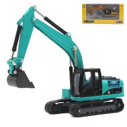 Diecast Model Cars Childrenalloy die-casting loader excavator grain mechanical engineering model car body parts rotatable beach toy collection gifts S5452700