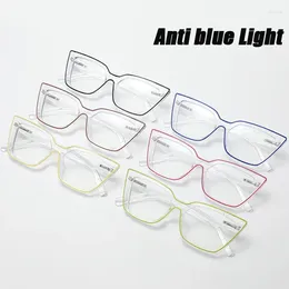 Sunglasses Anti Blue Light Plain Glasses Computer Goggles Eyewear Retro Cat Eye Frame Protection Eyeglasses Women Men Unisex