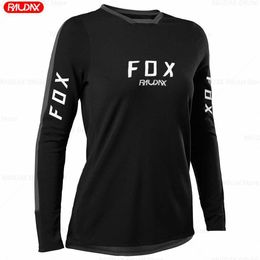 Cycling Shirts Tops Sports Team Mountain Bike Jersey WOMEN Downhill Jersey Raudax Fox Mountain MTB Shirt Cross Country Jersey Ladies Sweatshirt