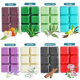 Scented Wax Melts Soy Wax Cubes Handmade Candle Aloe Green Tea Rose Vanilla Jasmine Lavender Fragrance Candle Making Supplies