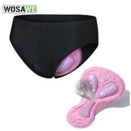 WOSAWE Women's Cycling Inner Shorts Mountain Bike Mtb Shorts Ladies Riding Bicycle Underpants With Different 3D Gel Pad