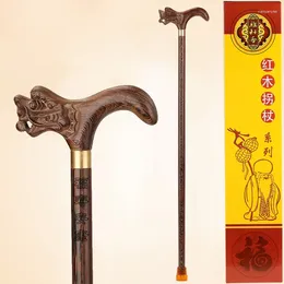 Decorative Figurines Mahogany Wood Stick Wings Walker Old Crutches Leading The Elderly Supplies Cane Lettering