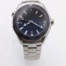 Promotio quality men's watch factory master ETA8500 automatic mechanical black ceramic dial wristwatch 304C
