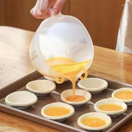 Baking Tools 1000ml Home Filter Measuring Cup With Scale A Plate Whisk Double-sided Graduated Egg Bowl Tool