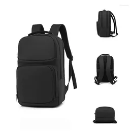 Backpack Oxford USB Charging Laptop College Bags Waterproof Travel For Men Computer Business School Backpacks