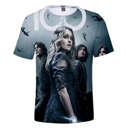 The Hundred The 100 Tv Show 3D Print T Shirt Women Men Summer Fashion Oneck Short Sleeve Funny Tshirt Graphic Tees Streetwear4409390