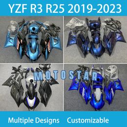For YZFR3 2019-2020-2021-2022 2023 YZFR25 Year Yamaha YZF R3 R25 19-23 100% Fit Injection Motorcycle Fairings Kit ABS Plastic Body Repair Street Sport Bodykit Free Cus29