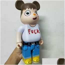 Movie Games Best-Selling 400% 28Cm Bearb The Pvc Big Eyes Sister Fashion Bear Figures Toy For Collectors Art Work Model Decoration Toy Otnfv