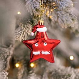 Christmas Decorations Festive Party Decoration Reusable Hanging Star Boot Crutch Small Xmas Tree Ornaments For Holiday