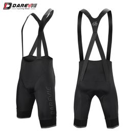Darevie Bicycle bib shorts for men with adjustable padding Bretelle Korean ASK Lycra mens bicycle shorts 7.5CM leg gripper Pro 6H 240509