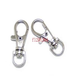 Free Shipping 3 8cm Nickel Plated Key Rings Lobster Clasps Clips Snap Hooks Keychain Key Ring Metal Key Holder 1000pcs lot 238j