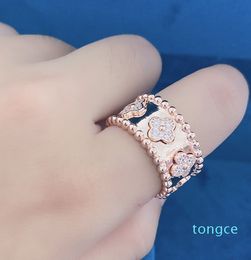designer rings For Women Sterling Silver diamond nail Ring luxury Rings Gold Silver Rose designer jewelry