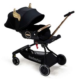 V9 Baby Artefact Walking High Landscape Can Sit Lie Flat Lightweight and Foldable Four-wheeled Stroller L2405