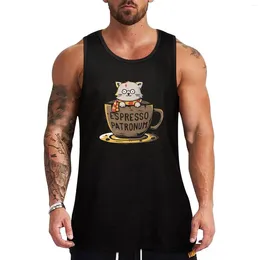 Men's Tank Tops Espresso Patronum Top Anime Clothes T-shirt Gym Training Weight Vest