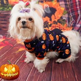 Dog Apparel Autumn Winter Warm Puppy Halloween Clothes For Small Dogs Cats Soft Cosy Sweatshirts Chihuahua Spring Costume Yorkshire Jackets