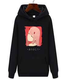 ANIME Darling in the Franxx Zero Two Men Hoodies 2020 New Harajuku Casual Streetwear Felice Felta grafica divertente Unisex Hoodies9462066