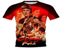 CLOOCL Cobra Kai 3D Printed Tshirts Mens Casual Clothes Slim Short Sleeve Harajuku Shirts Teens Tops8375269