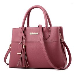 Shoulder Bags Ly 2024 Female Bag Big Capacity Leather Office Working Tote Fashion Women Handbags
