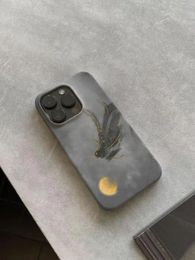 Luksusowe skrzynki telefoniczne z różową fioletową designerką fonecase złote litery Case Skórzowa skokowe okładkę do iPhone'a 15 14 Pro Max 13 12 11 Plus