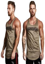 Mens Bodybuilding Tank top Gyms Fitness sleeveless shirt 2018 New Male Cotton clothing Fashion Singlet vest Undershirt3936085
