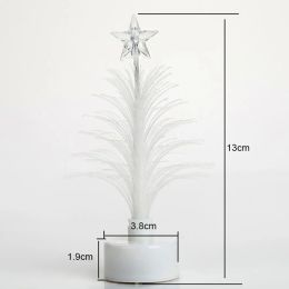 Electronic Led Christmas Tree Night Light Creative Star Christmas Tree Lamp Home Party Decoration
