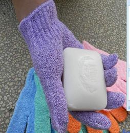 Cloth Mitt Exfoliating Face or Body Bath Scrub Moisturizing gloves PH4744931