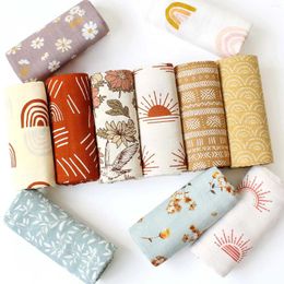 Blankets Born Baby Swaddling Towel Muslin Bamboo Cotton Gauze Wrapped Blanket Cot Cover Case Bath Kids Products Accessories