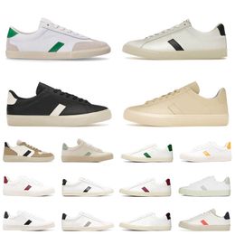 Designer TOP Casual Shoes mens white French Brazil Green Earth Green Low-carbon Organic Cotton Flats Platform Sneakers Classic Designer Shoes vejasneakers women