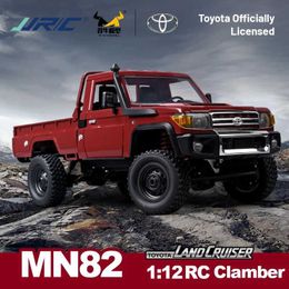 Electric/RC Car MN82 remote-controlled climbing off-road vehicle 1 12 full size four-wheel drive suitable for Toyota LC79 simulation WX5.26NC3T