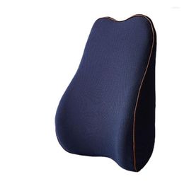 Pillow Memory Cotton Pregnant Waist Back Cushion Solid Colors Cozy Support Car Office Home Chair Orthopedic Lumbar Relieve Cushions 240c