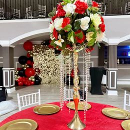 50cm to 120cm)Acrylic Flower Stand Wedding Centrepieces Marriage Decorations Supplies Acrylic Flower vase For Wedding Table Centrepiece 927