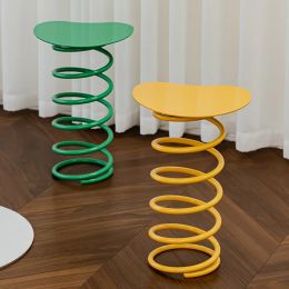 Creative Spring Stools Small Restaurants Tables Furniture Hallway Ottoman Benches Simple Personalized Pouf Stools Shoes Stools