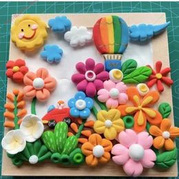 Clay Dough Modelling Soft and innovative fluffy Coloured cloud plastic clay 12/24/36 Colour game intelligent toy childrens DIY gift WX5.26