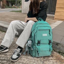Backpack 2024 Multifunction Women Teenager Girls Laptop Student Shoulder Bag Korean Style Schoolbag Book Pack Mochila