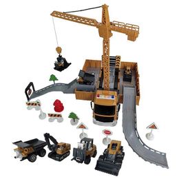 Diecast Model Cars Boys car toy interactive simulation tower crane excavator truck tractor shovel slide birthday gift childrens learning toy S2452722