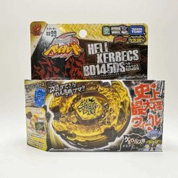4D Beyblades Takara Tomy Beyblade Metal Battle Fusion Top BB99 HELL KERBECS BD145DS WITH Light Launcher YGMR