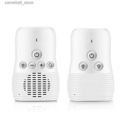 Toy Walkie Talkies New Arrival 2.4Ghz Wireless Baby Monitor Small Portable Audio Baby Monitor Two-way Audio Function Intercom Rechargeable Battery Q240527