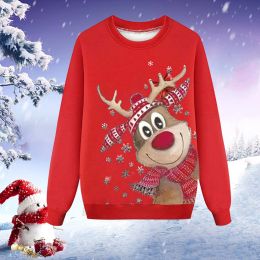 Ugly Women Mom Christmas Sweater Top Family Sets Christmas O Neck Long Sleeve Sweatshirt Family Pajama Pants Matching Christmas