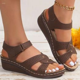 Wedge Women s Lightweight Heels Summer Sandals Shoes for Elegant Low Heel Wedges Sandalias Mujer S 411 andal h 359 oe ia