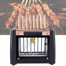 Electric Oven Home Smokeless Bbq Grill Automatic Rotating Barbecue Skewer Grilled Kebab Machine