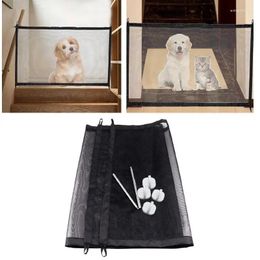 Cat Carriers Magic Pet Dog Gate Fence Barrier Folding Safe Guard Indoor Outdoor Puppy Separation Protect Enclosure Supplies