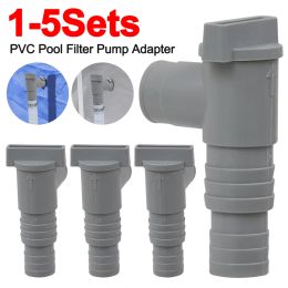 1-5Sets PVC Pool Philtre Pump Adapter for 32mm Pipe Hoses Connector Part Pool On/Off Plunger Valve Leak Proof Replacement Parts
